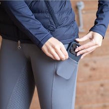 Load image into Gallery viewer, Equetech aqua shield winter riding tights