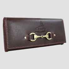Load image into Gallery viewer, Grays lily leather purse
