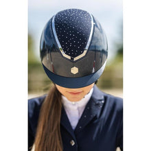 Load image into Gallery viewer, EqX Charles Owen Kylo Crystal riding hat