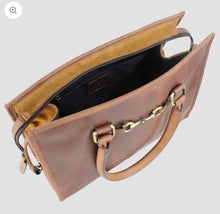 Load image into Gallery viewer, Abigail Snaffle Bag in Leather and Suede
