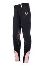 Load image into Gallery viewer, Hkm kids riding breeches-polly silicone full seat
