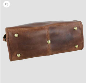 Abigail Snaffle Bag in Leather and Suede