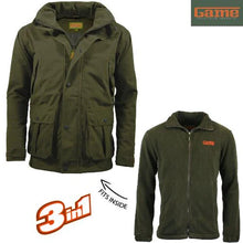 Load image into Gallery viewer, Game Stealth 3 in 1 Jacket &amp; Fleece
