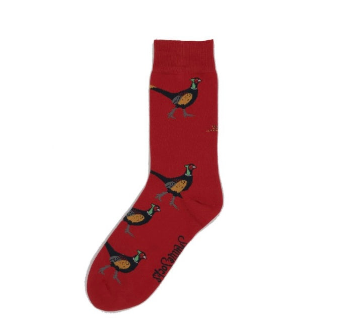 Shuttle socks red pheasant socks