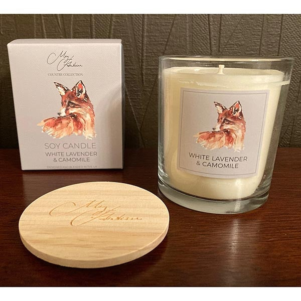 Scented fox candle