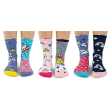 Load image into Gallery viewer, Unicorn daze gift box of socks
