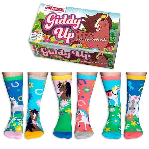 Giddy up socks gift box