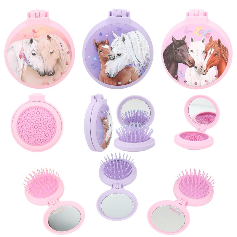 Miss melody folding hair brush