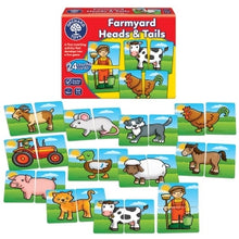 Load image into Gallery viewer, Farmyard heads and tails game
