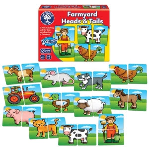 Farmyard heads and tails game