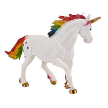Load image into Gallery viewer, Toy horse unicorn rainbow
