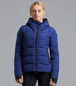 PE casella quilted coat