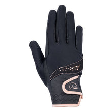 Load image into Gallery viewer, Hkm Riding gloves -Rosegold Glamour- Style
