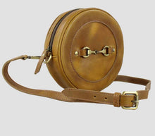 Load image into Gallery viewer, Grays Megan round bag In antique tan
