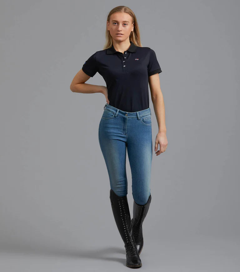 PE Gina Ladies Full Seat Denim Breeches