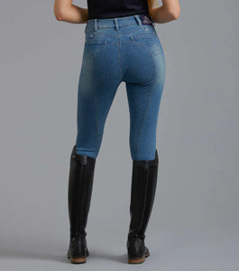 PE Gina Ladies Full Seat Denim Breeches