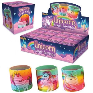 Unicorn slinky toy