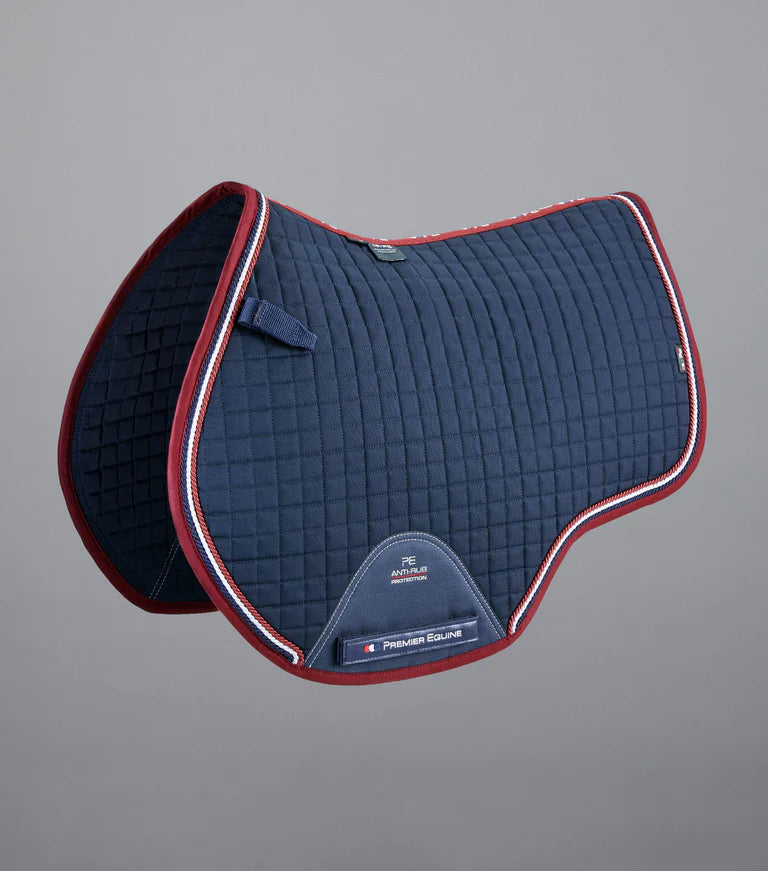 PE Close Contact European Cotton Saddle Pad - GP/Jump Square