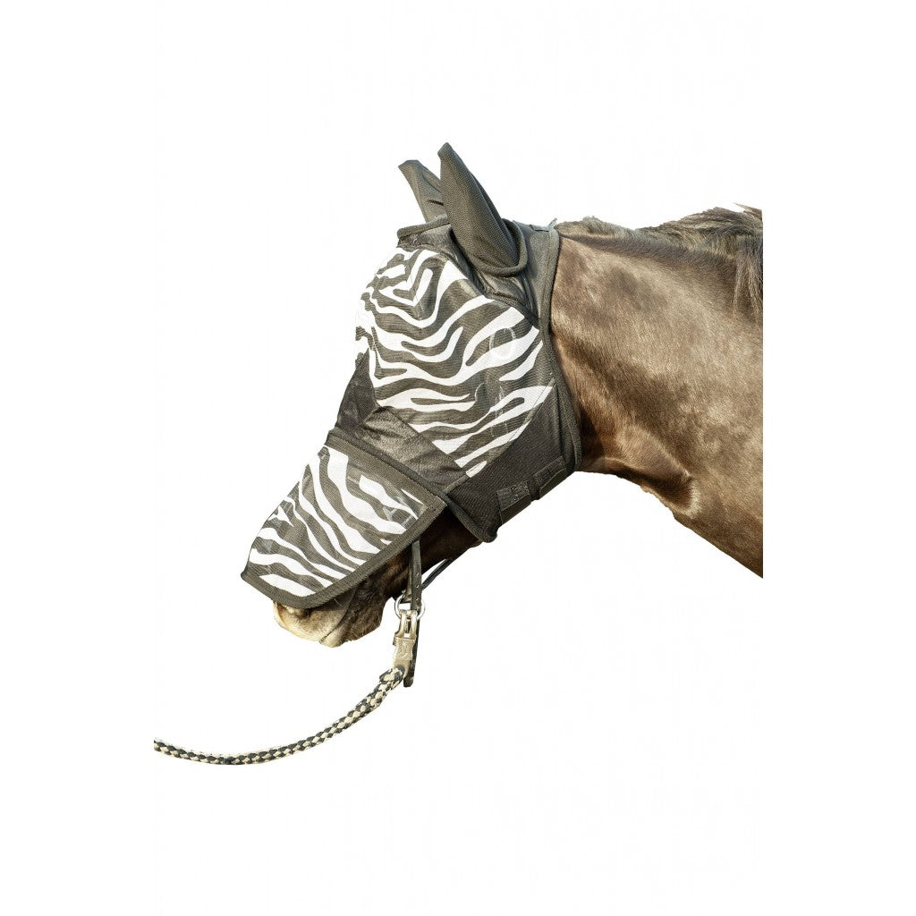 Zebra Fly Mask