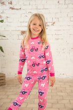 Load image into Gallery viewer, Lighthouse pyjamas pink tractor print
