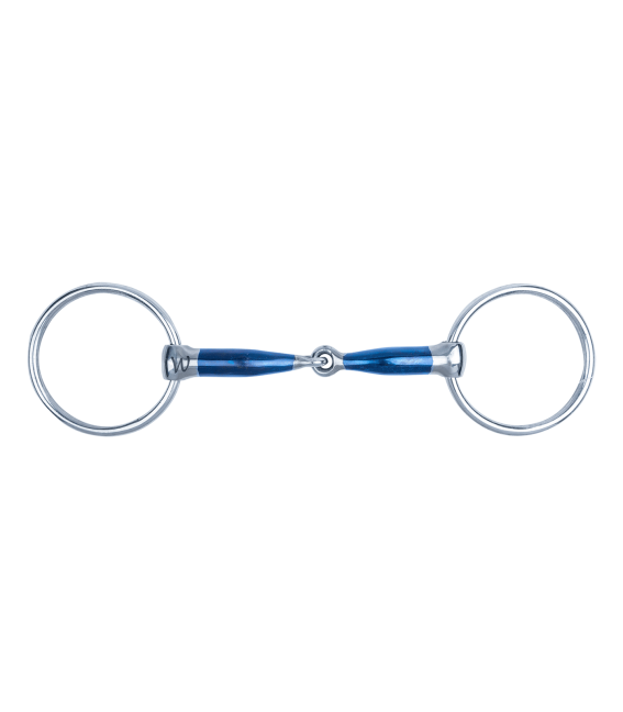 Sweet iron jointed snaffle bit