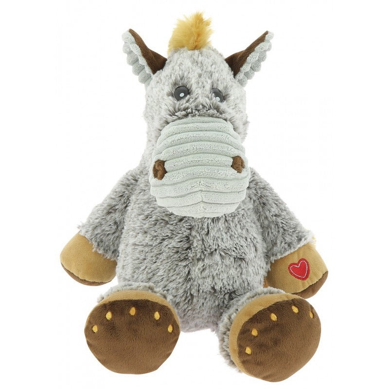 Sitting donkey soft toy